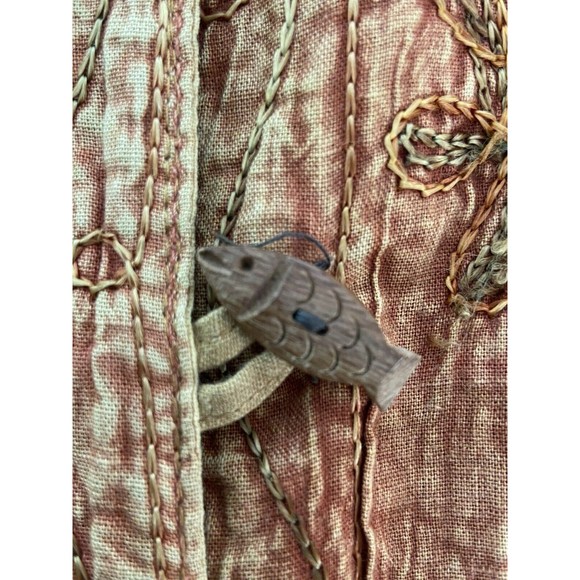Vintage Orvis Kantha Jacket Womens Small Embroidered Elephant Lagenlook Artsy - Picture 4 of 16